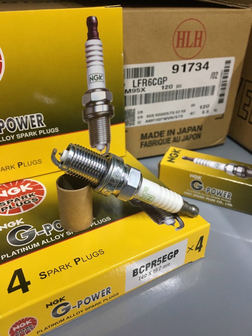 Bugi NGK Platinum Chân ngắn BCPR5EGP 80.000km