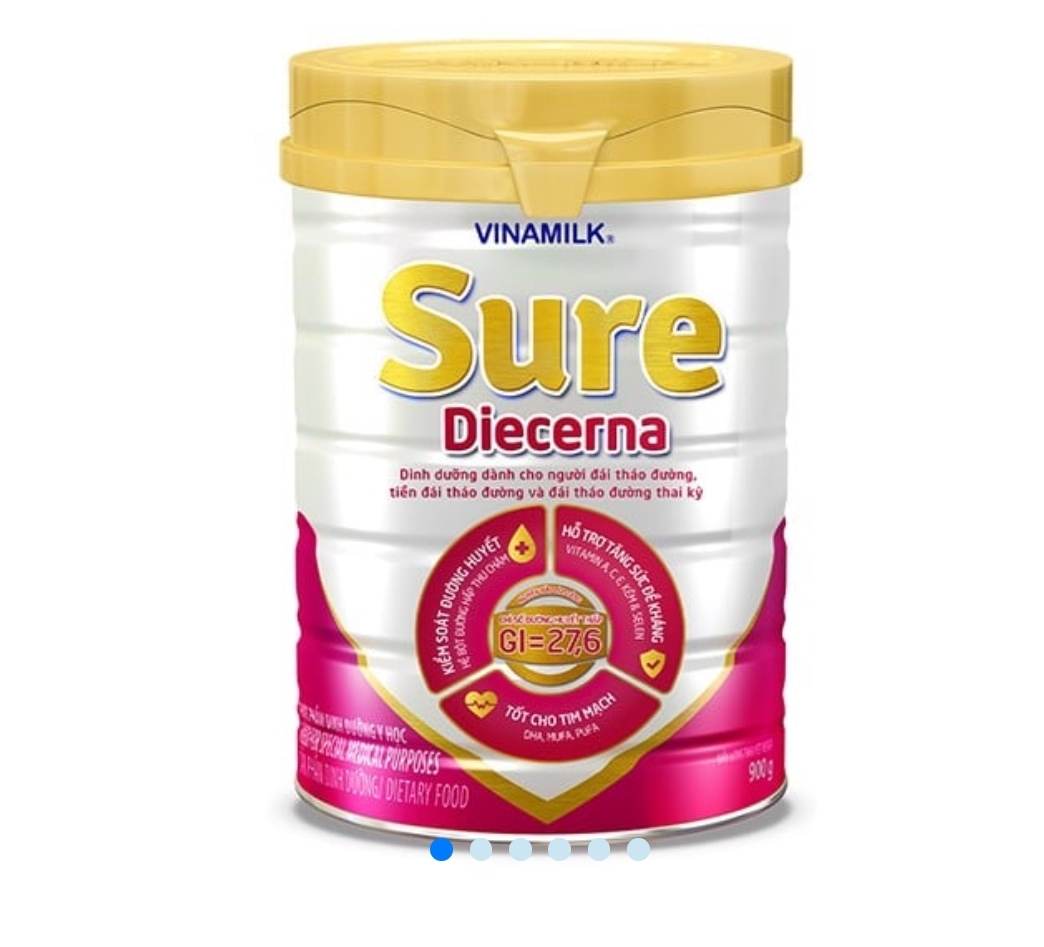 Sữa bột sure Diecerna 900g