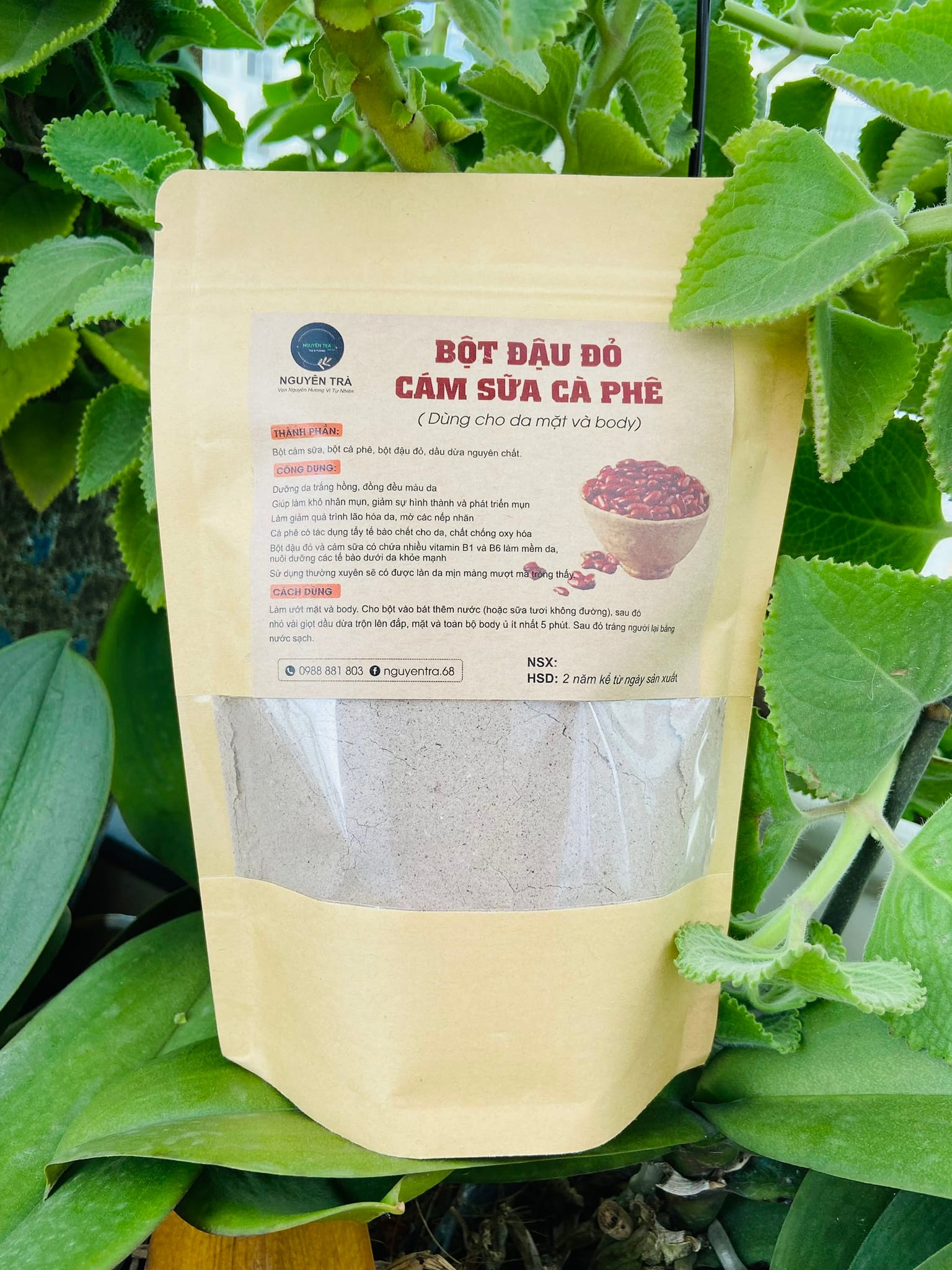 Bột Đậu Đỏ Cám Cà Phê