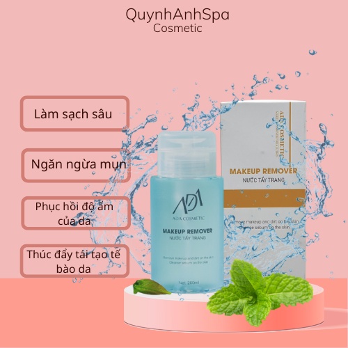 Nước Tẩy Trang ADA GROUP giúp loại bỏ lớp trang điểm, bã nhờn trên da 300ml