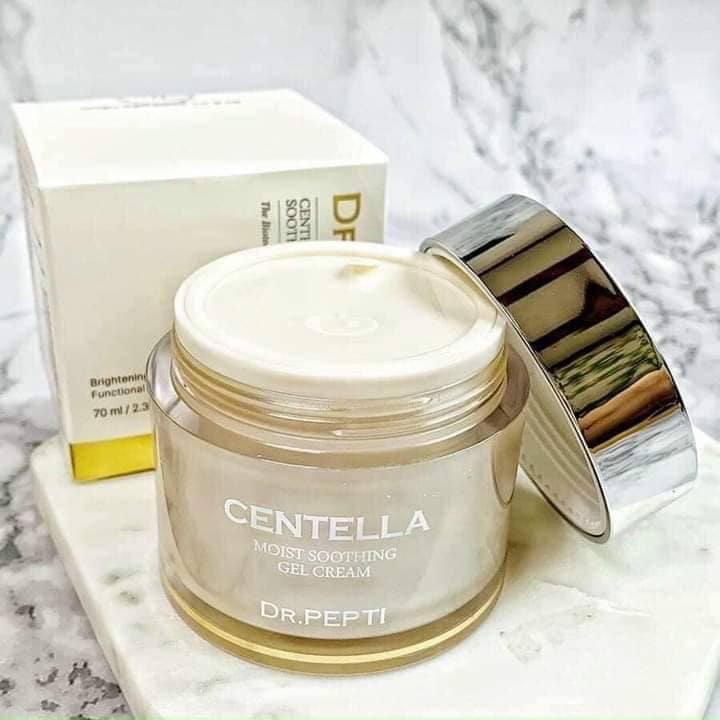 KEM DƯỠNG DR.PEPTI CENTELLA MOIST SOOTHING GEL CREAM 70ML