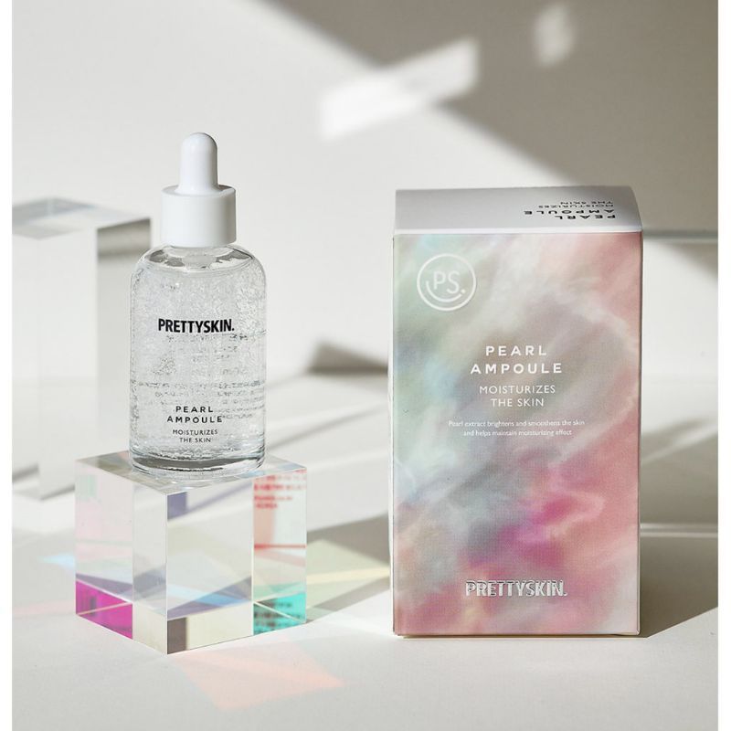 Tinh Chất Serum Dưỡng Trắng Da Ngọc Trai Pretty Skin Hàn Quốc Pearl Ampoule 50ml Giúp Mờ Thâm & Ngăn Ngừa Lão Hóa tại E3