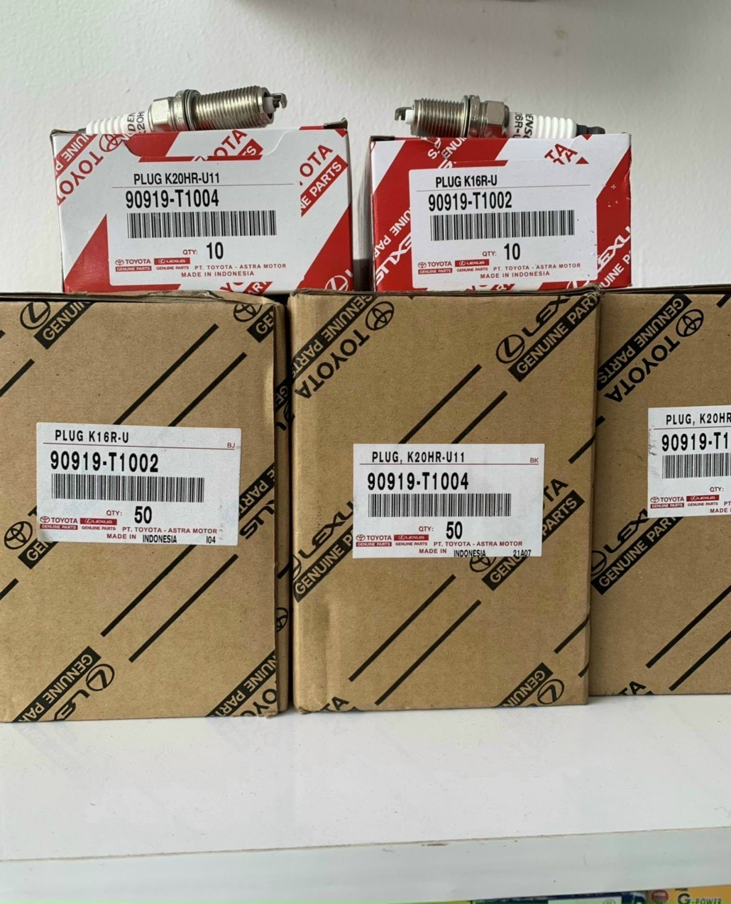 Bugi Nickel ngắn hộp Toyota