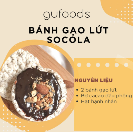  Bánh Gạo Lứt GUfoods (510g) - Vị Cỏ Ngọt