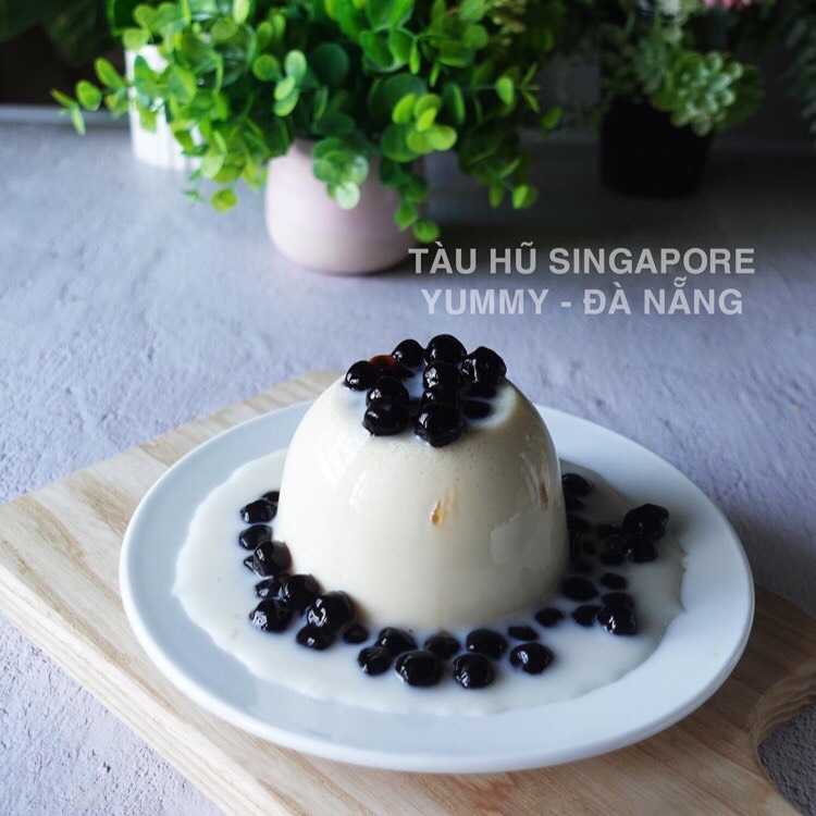 Tàu hũ sốt dừa+trân châu đen