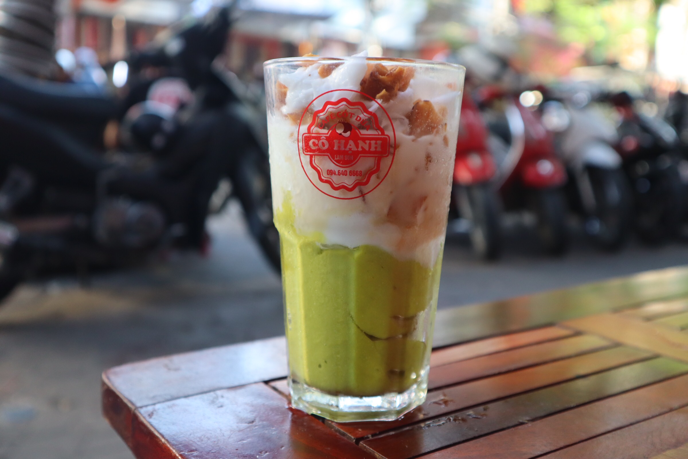 Kem bơ dừa mix sầu riêng