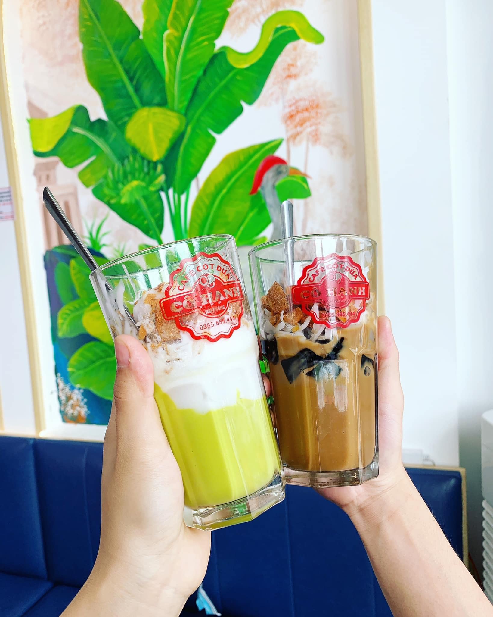 Kem bơ dừa
