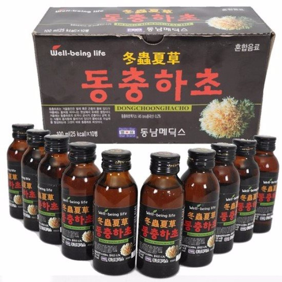 Nước Đông Trùng Hạ Thảo Hàn Quốc Dạng Chai