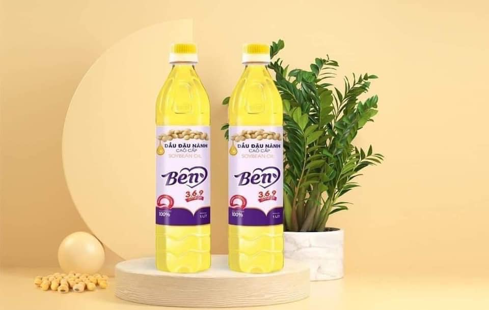 Dầu đậu nành BEN 1L ( 6 chai)
