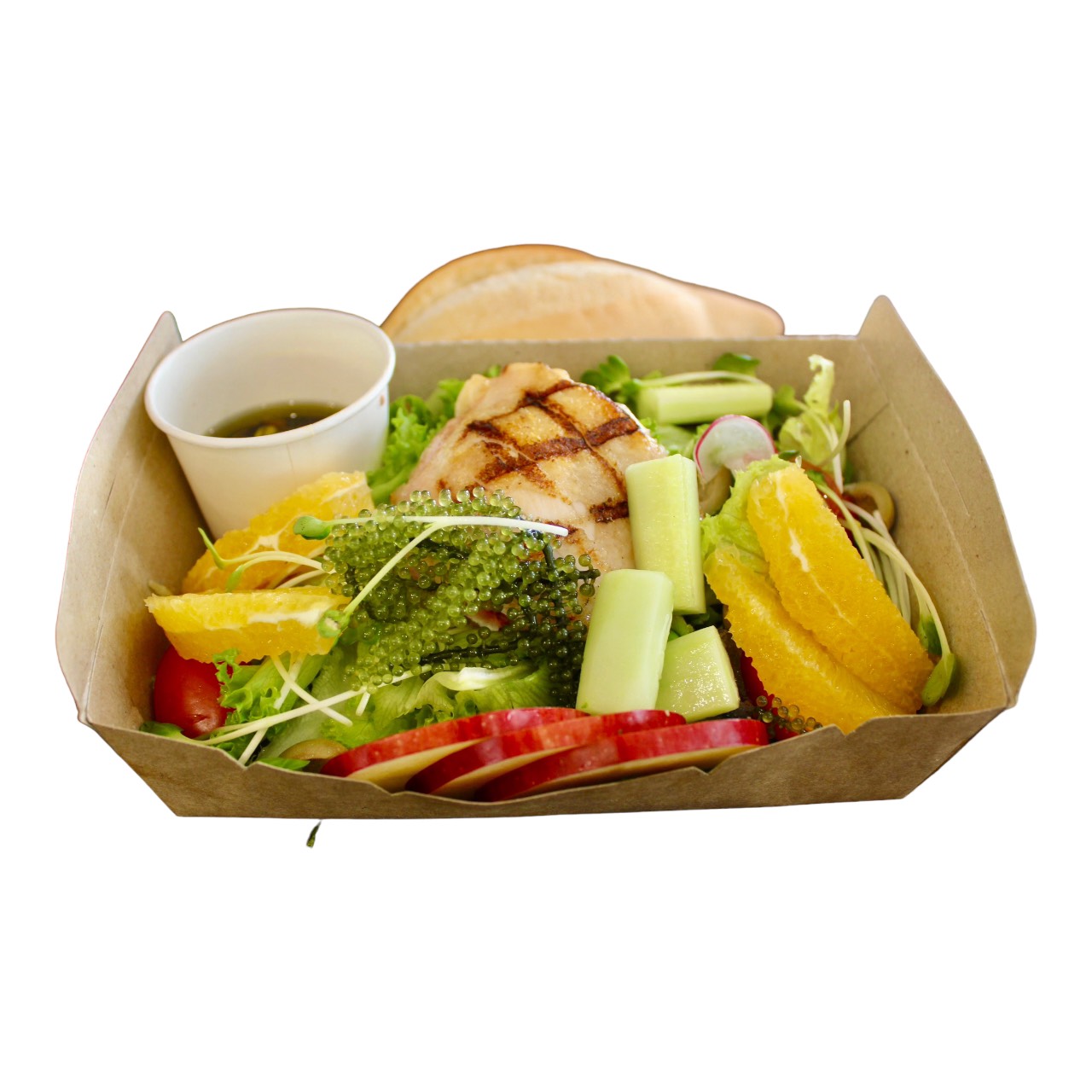 Salad gà sốt chanh dây