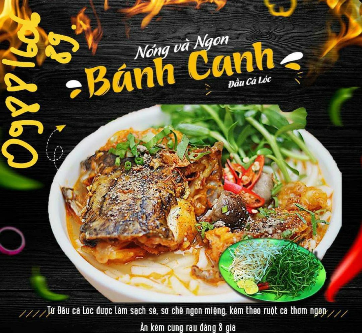 Bánh canh đầu cá lóc 
