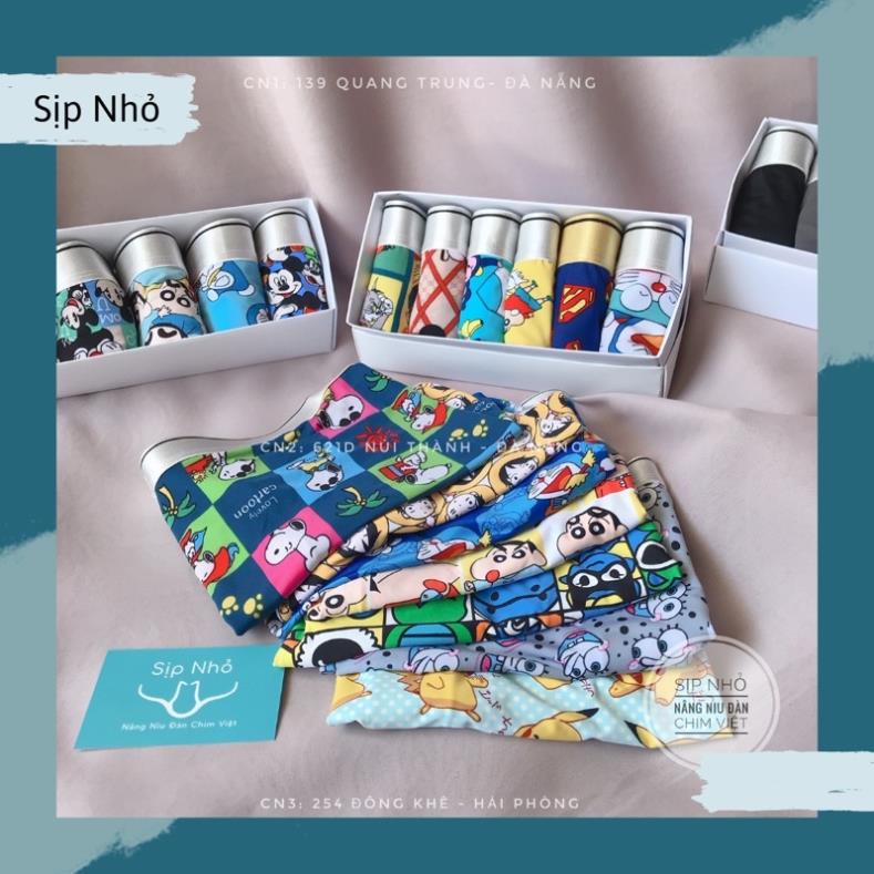 COMBO 4c SỊP nam ⚡CAO CẤP⚡ thun lạnh hoạt hình ib chọn mẫu