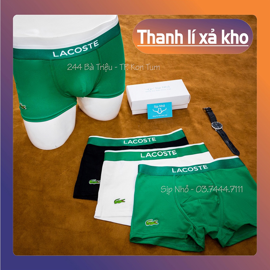 Quần lót nam quần sịp đùi nam boxer cao cấp thoáng mát chất cotton co dãn thoải mái vải mát mềm mịn