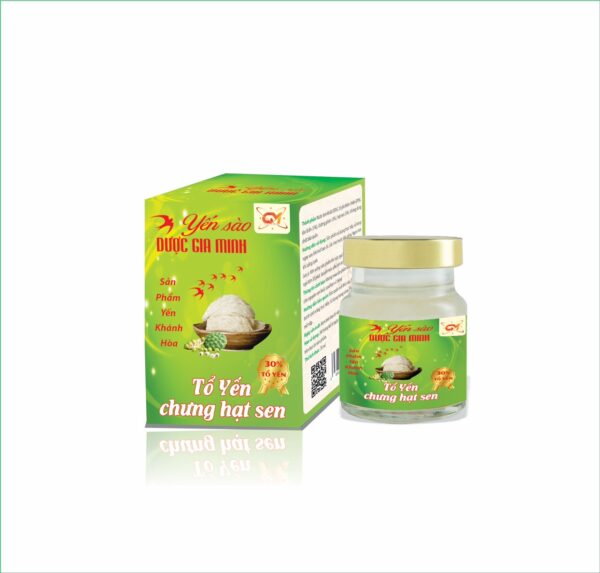 Tổ Yến Chưng Hạt Sen (30% Yến Nguyên Chất)