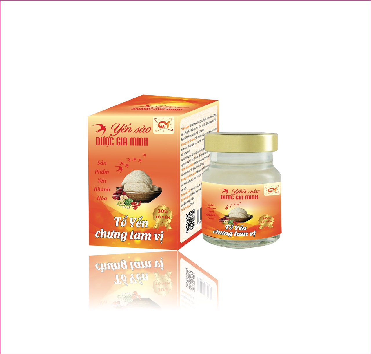 Tổ Yến Chưng Tam Vị (30% Yến Nguyên Chất)