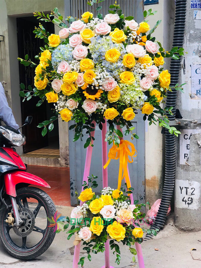 hoa khai trương