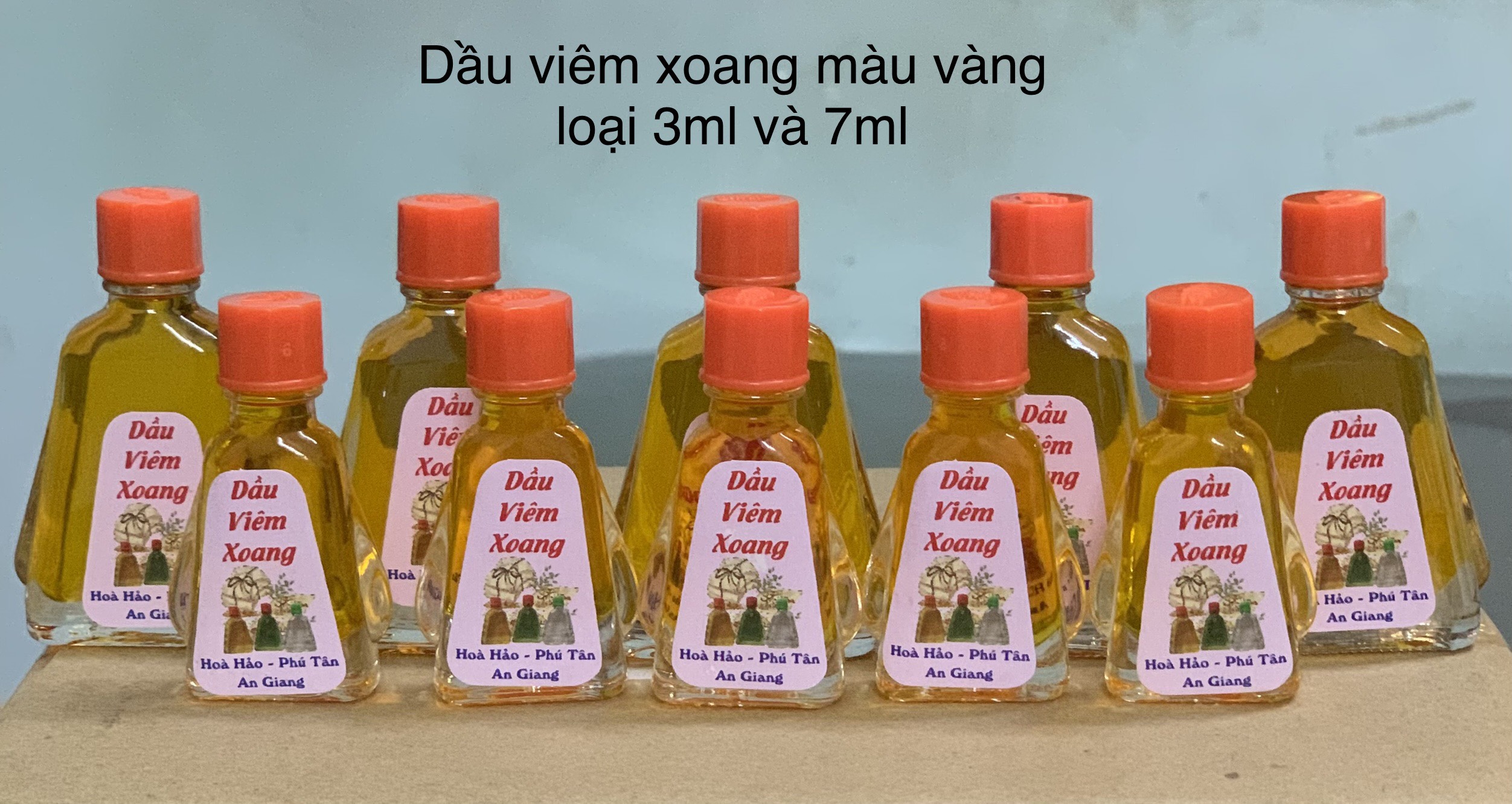 Dầu viêm xoang vàng 3ml (combo 10 chai)