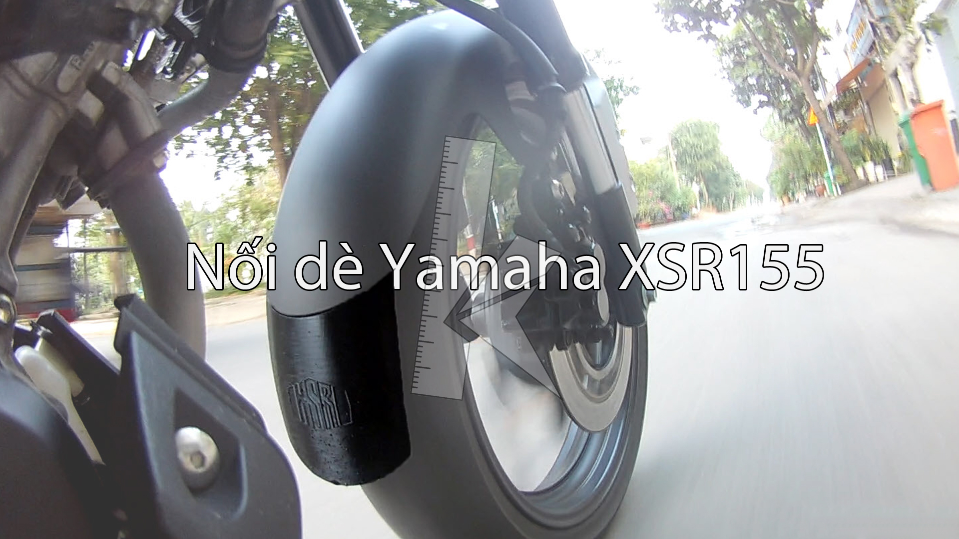 Chắn bùn nối dè trước Yamaha XSR155