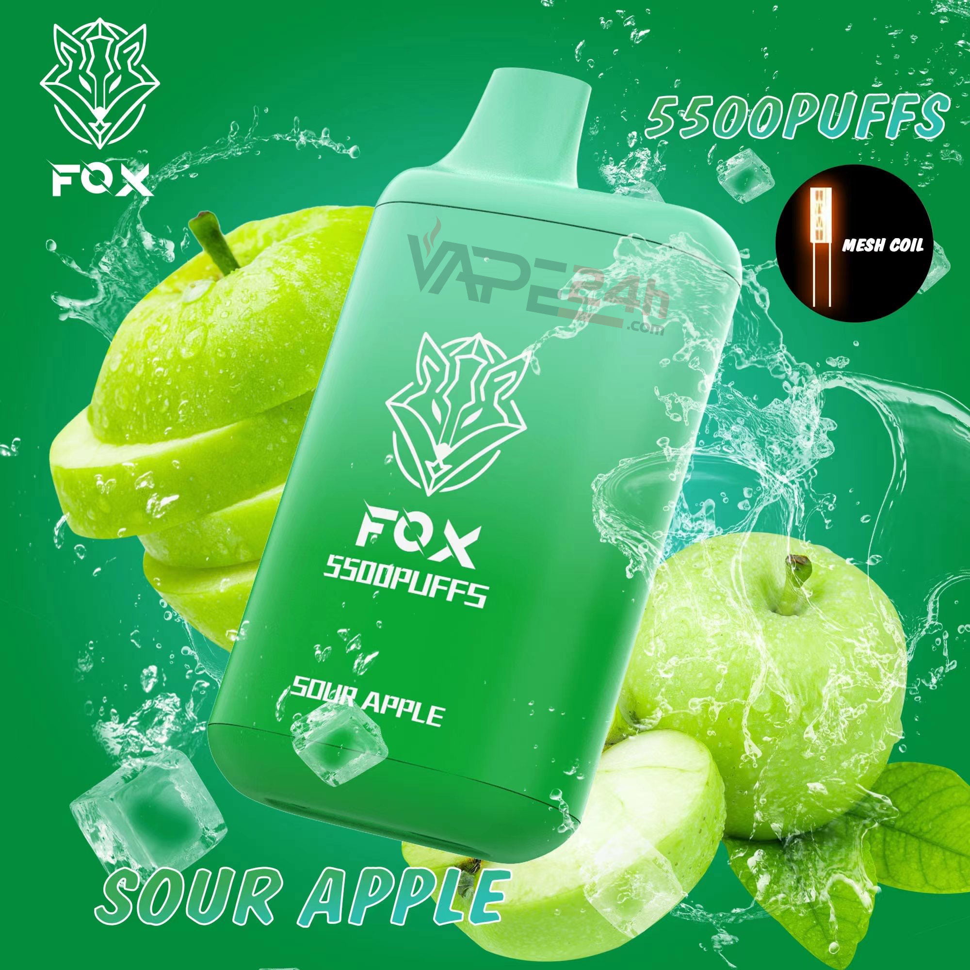 FOX - 5000 Hơi - 5% - Sạc Được