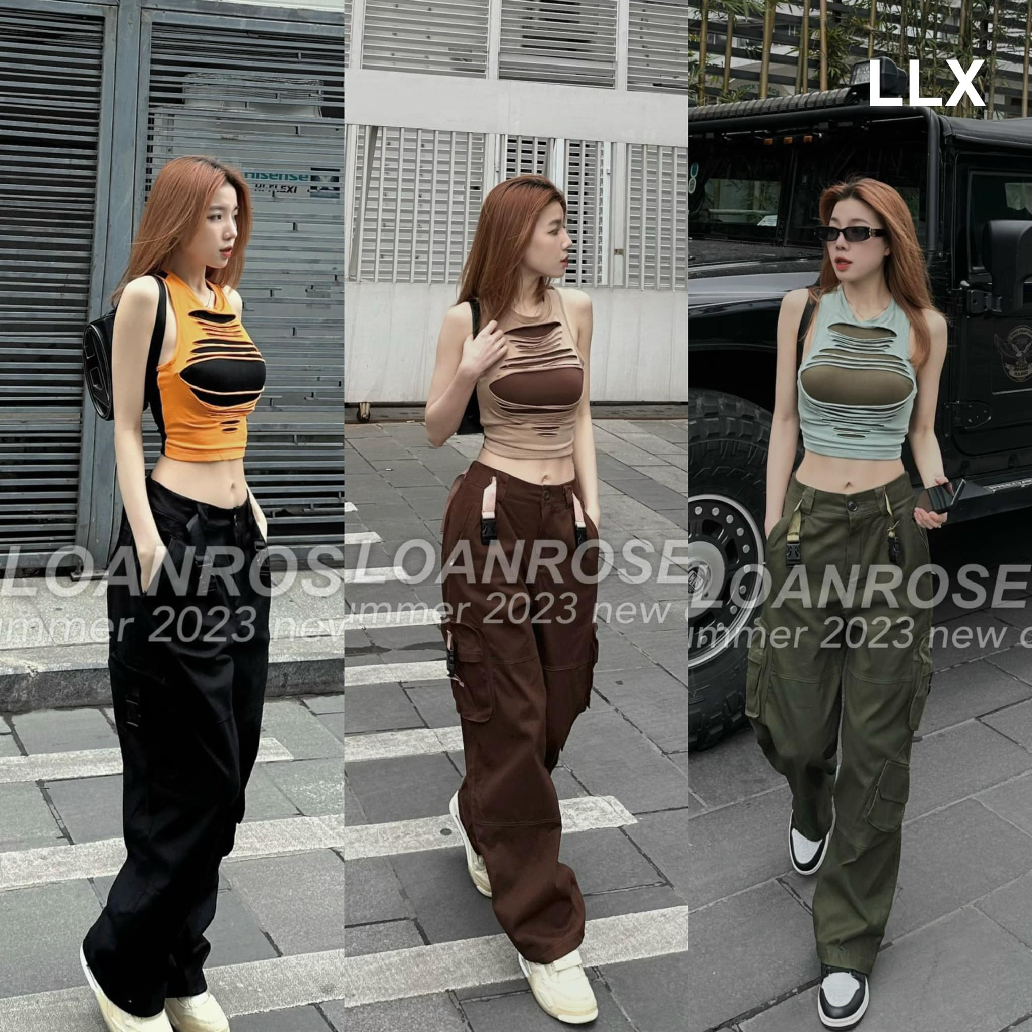 B05- set bộ rách ngực cá tính