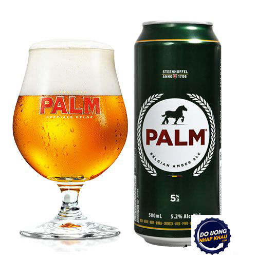 Bia Palm 5,2% Bỉ – thùng 12 lon 500ml