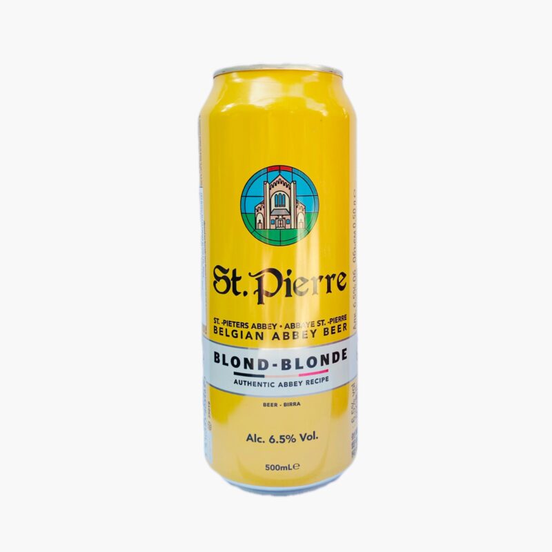 Bia St. Pierre Blond 6,5% Bỉ – 24 lon 500ml