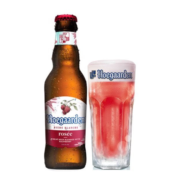 Bia Hoegaarden Rosee 3,3% (LD) Bỉ – 24 chai 248ml