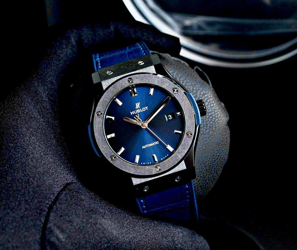 Hublot Classic Fusion Titanium Blue - Kim Option - 42mm
