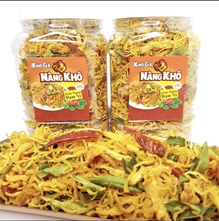 KHÔ GÀ LÁ CHANH NÀNG KHÔ 1kg