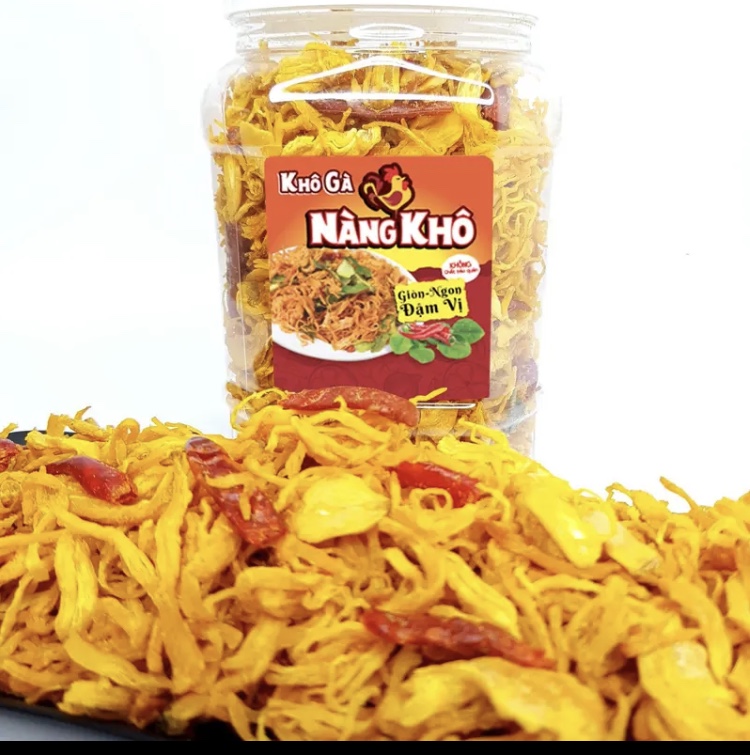 COMBO 2 TRONG 1(500gr khô gà lá chanh + 500gr khô gà bơ tỏi 
