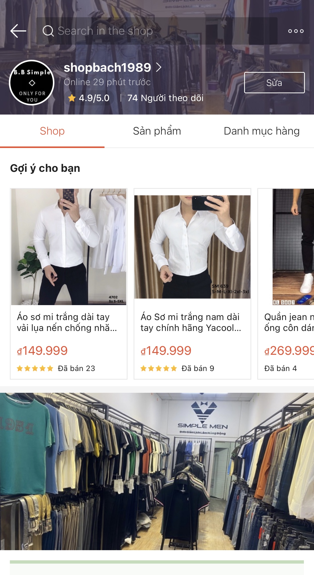 Link - Mua Hàng Trực Tiếp Tại Trang Shopee của Tôi (shopee.vn/bbsimpleshop)