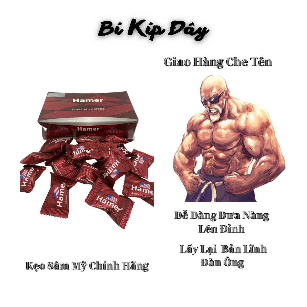 Kẹo Sâm Hamer Chính Hãng USA
