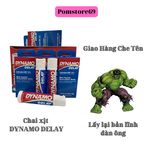 Xịt Dynamo Xanh Chính Hãng USA 15ml
