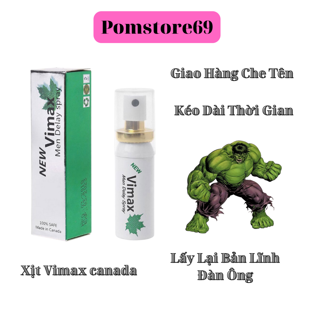 Xịt Kéo Dài Thời Gian Vimax Chính Hãng Canada - 15ml