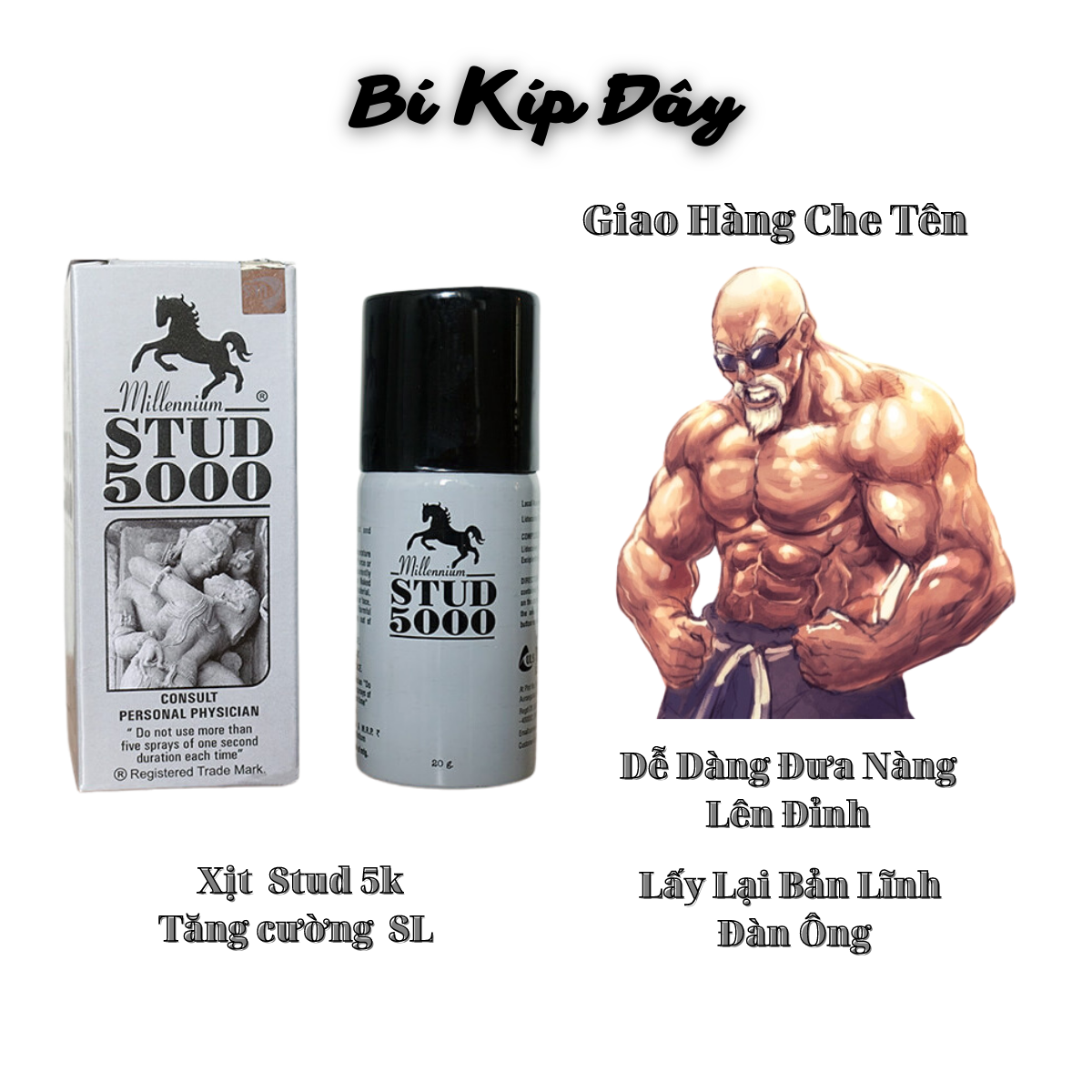 Xịt Kéo Dài Thời Gian STUD 5000 - 20g