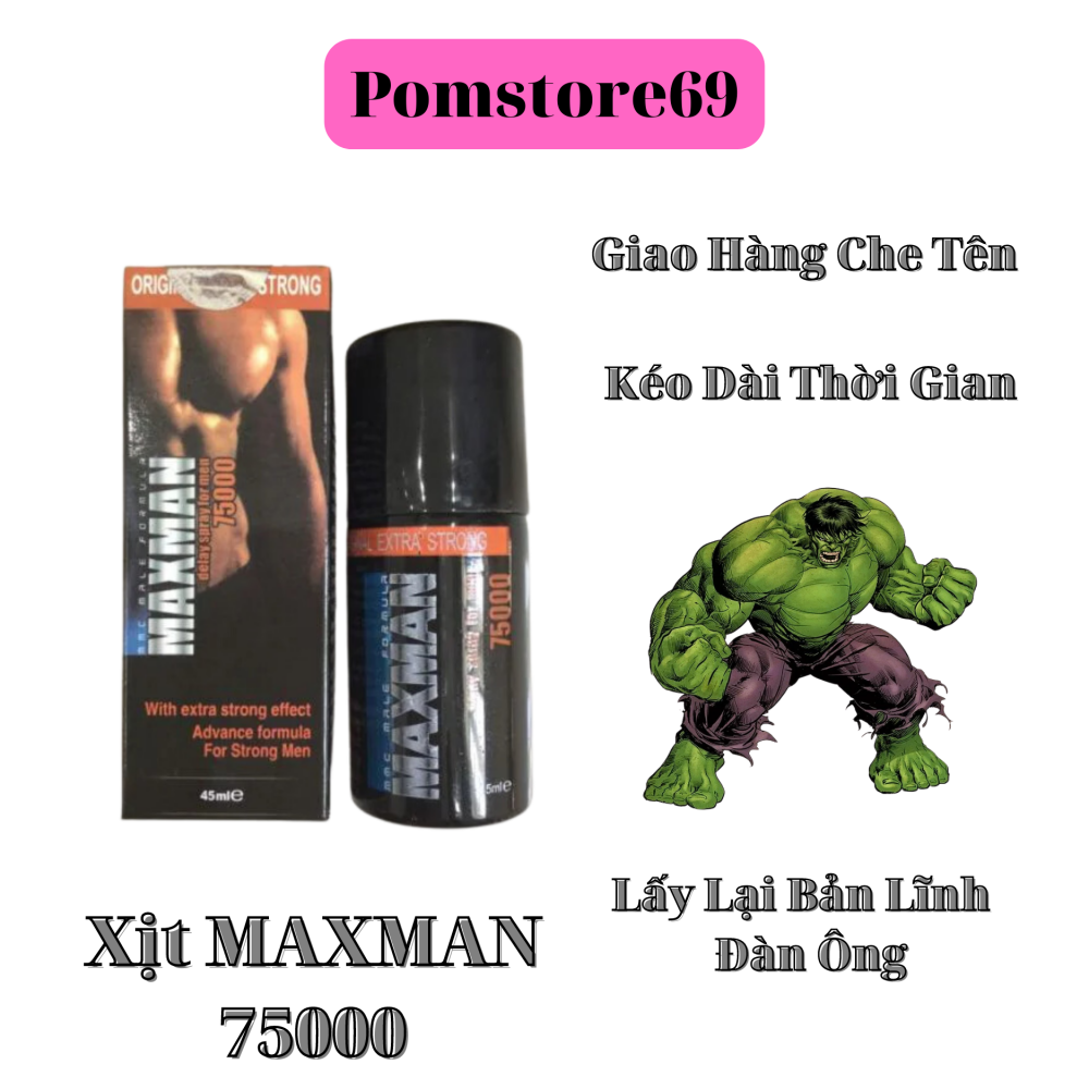 Xịt Kéo Dài Thời Gian Maxman 75000