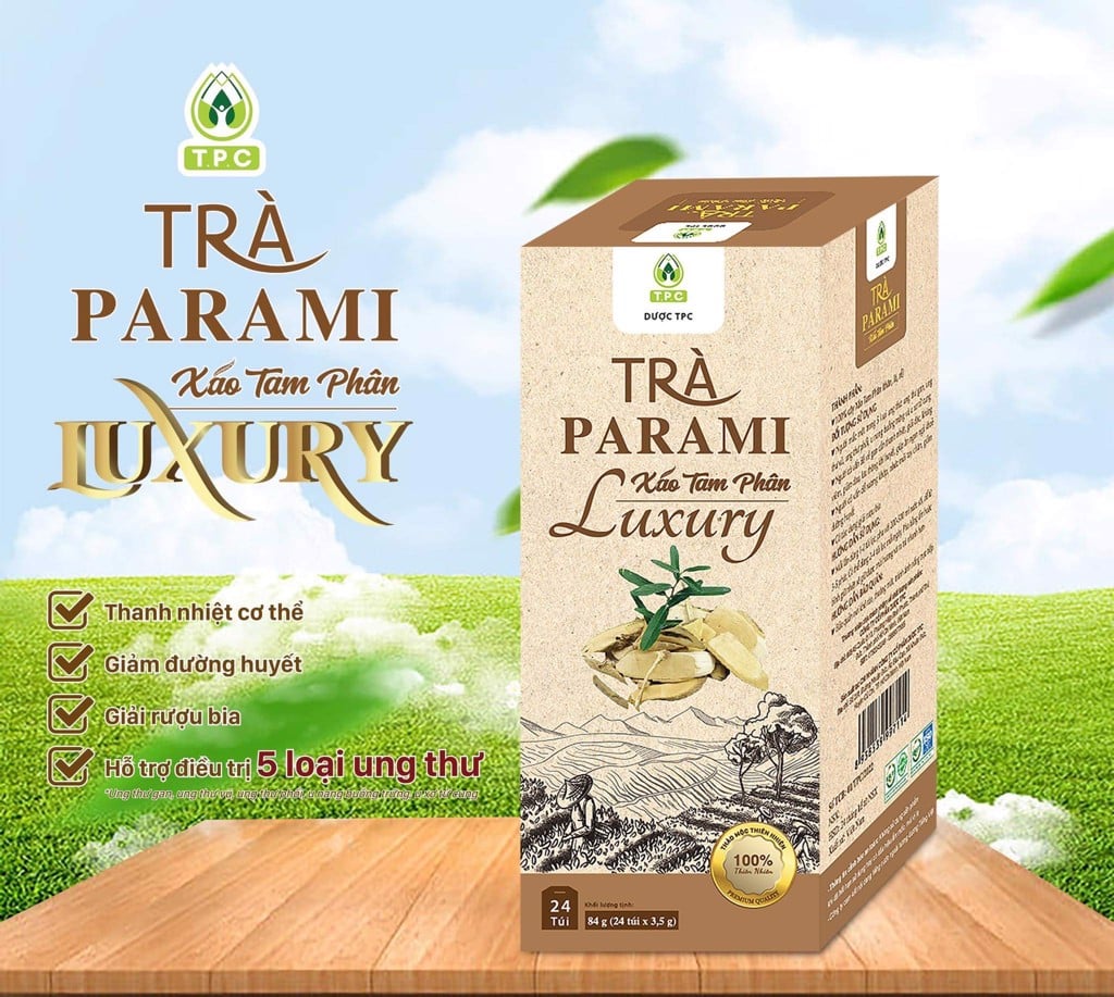 Trà Parami Xáo Tam Phân Luxury Hữu cơ Tự nhiên
