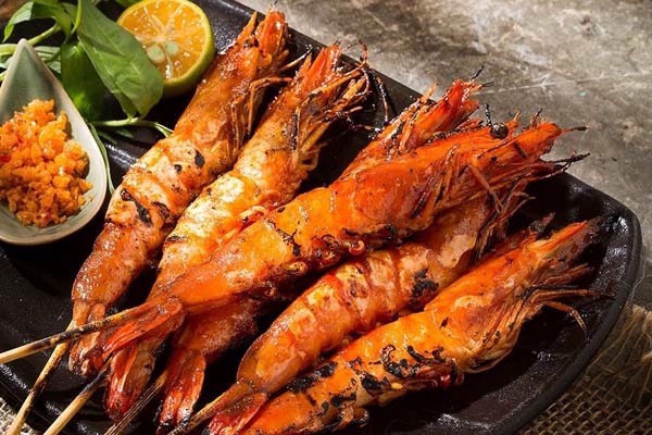 Tôm Nướng Muối Ớt (200g/phần)