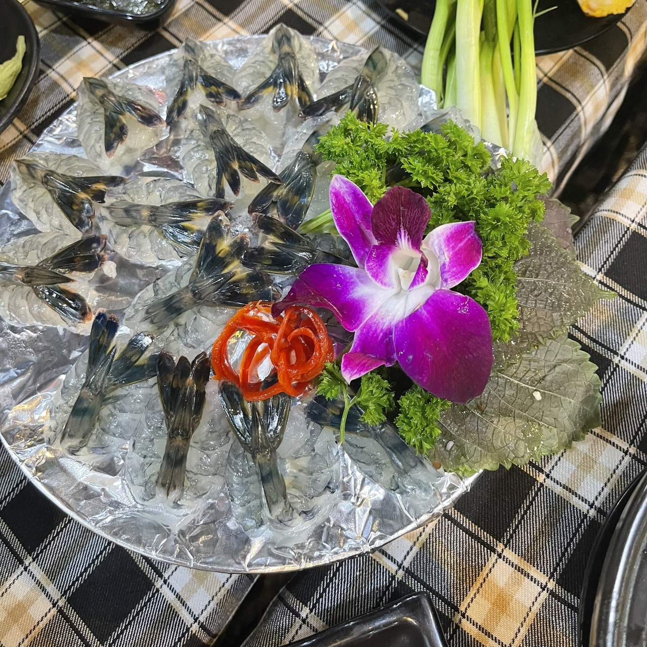 Tôm sống mù tạt (200g/phần)