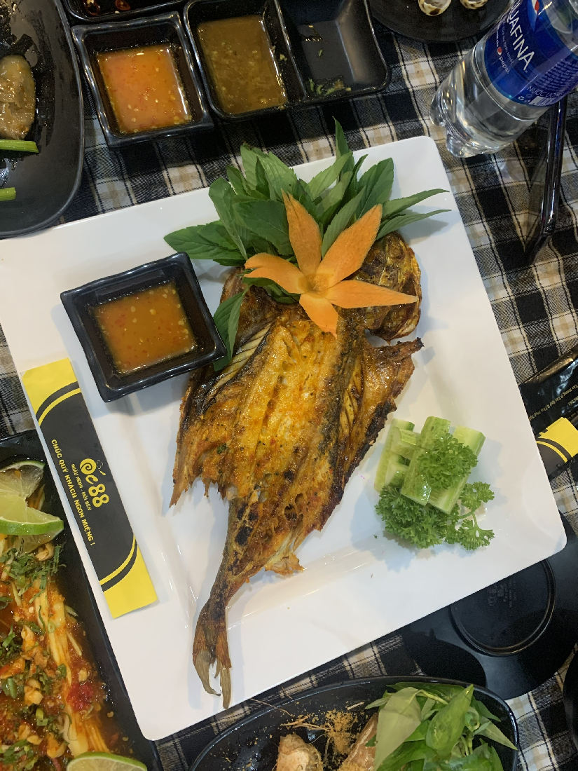 Cá Saba Nauy Nướng Mọi (con)