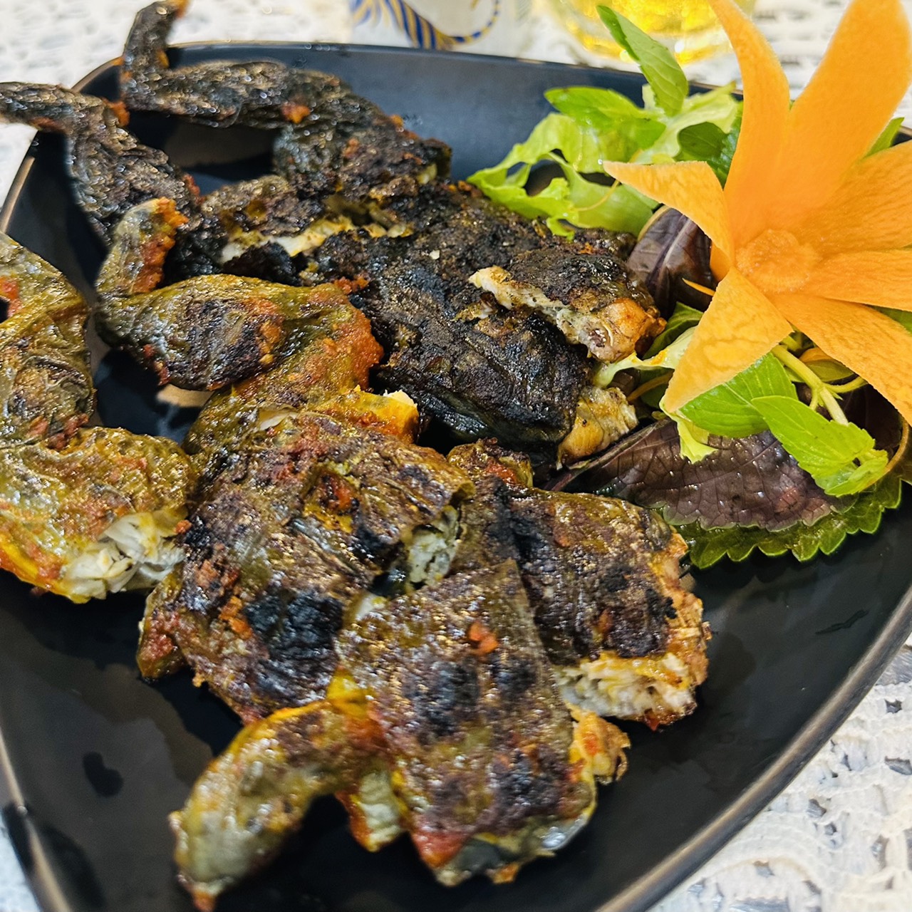 Ếch Nướng Muối ớt