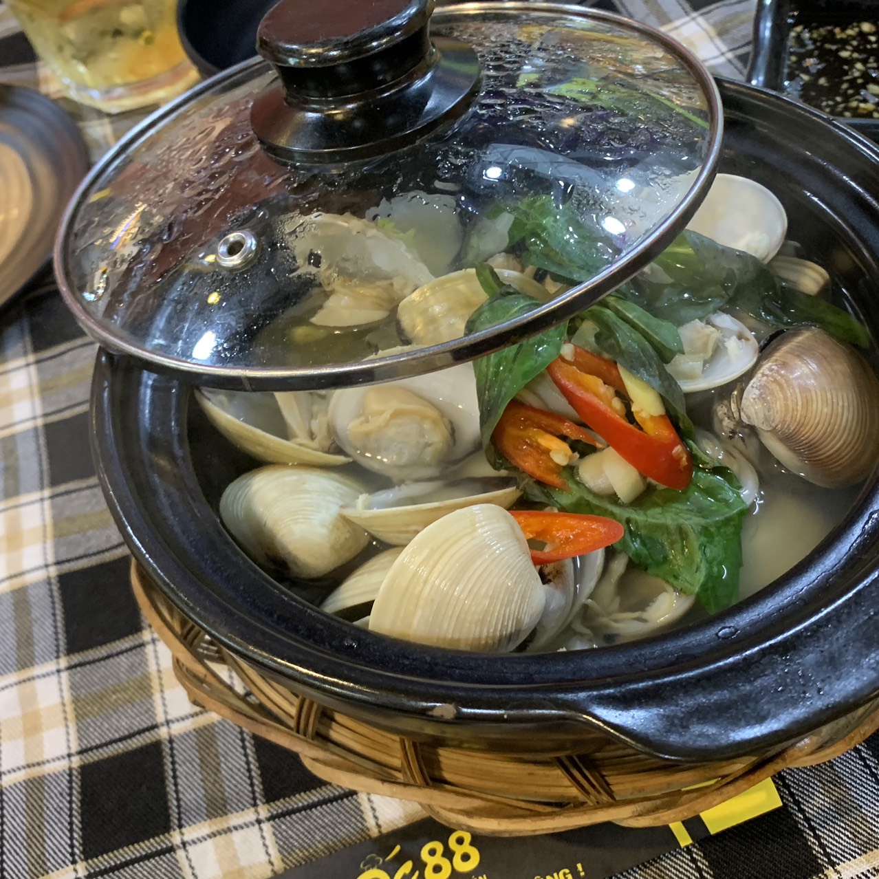 Nghêu Hấp Xả (200g/phần)