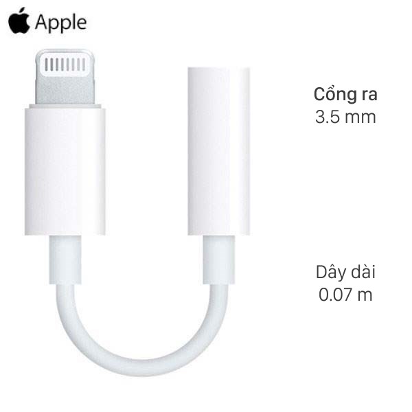 Cáp chuyển đổi Lightning sang 3.5mm Apple