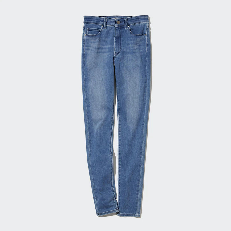 Quần jean dáng skinny cạp cao siêu co giãn