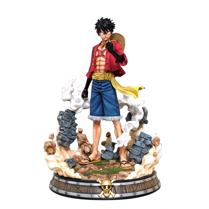 Mô Hình Đồ Chơi - Luffy Gear 2 Cao 36cm 2 tay thay thế - OnePiece - Có Hộp Màu