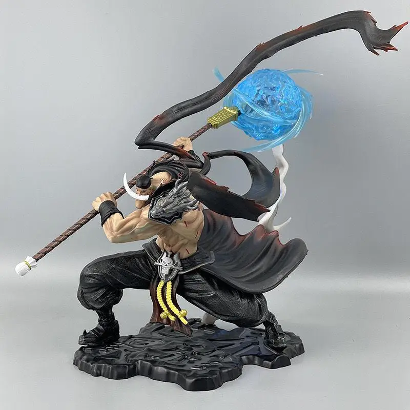 Mô Hình OnePiece Râu Trắng trạng thái chiến đấu siêu ngầu có led ở quả cầu - cao 30 cm - Figure OnePiece - Có box nhựa - Ko có hộp màu