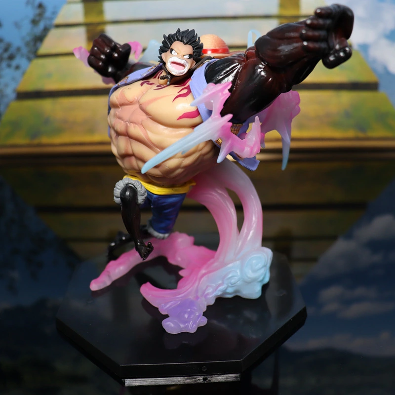 Mô Hình OnePiece Luffy gear 4 chiến đấu siêu ngầu cao 26cm - Figure OnePiece - Có hộp màu