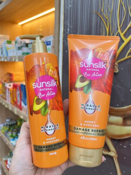 CẶP DẦU gội / xả SUNSILK MIRACLE  cao cấp chuẩn Thái Lan 