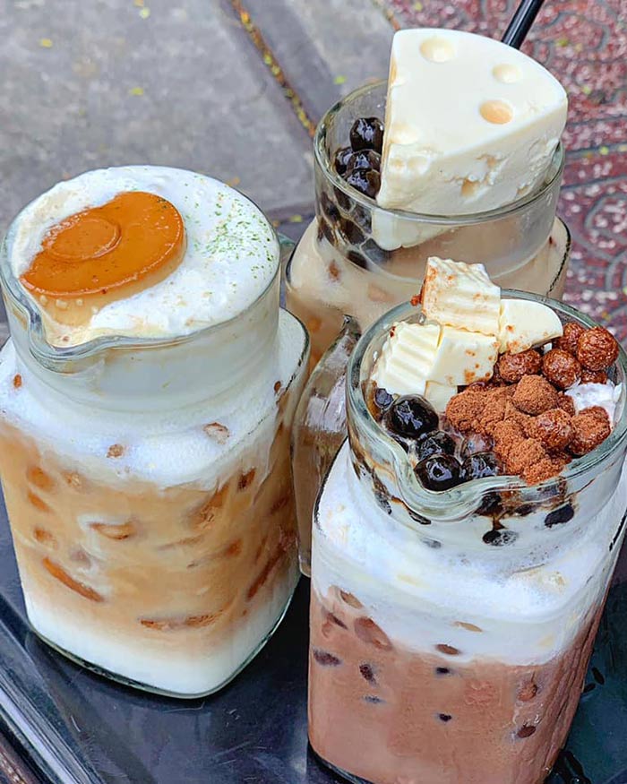 Trà sữa kem tươi 