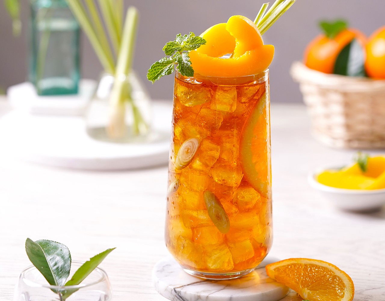 Trà Đào Cam Sả